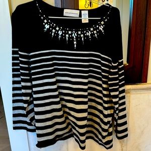 Ladies Alfred Dunner large Dress top